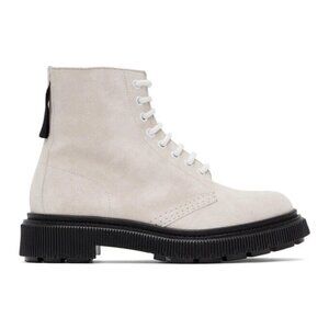 Etudes X Adieu Edition Suede Type 129 Boots Size 46 US 12 Mens Off-White $525